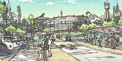 SPACE THEME PARK